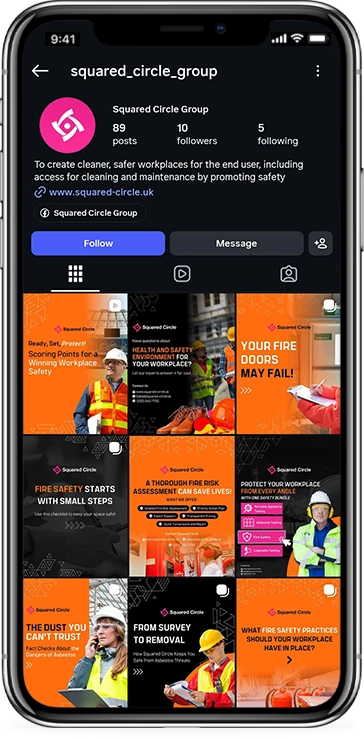 Instagram feed design by GōMERIC