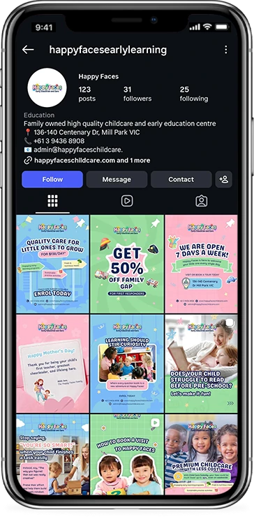 Instagram feed design by GōMERIC