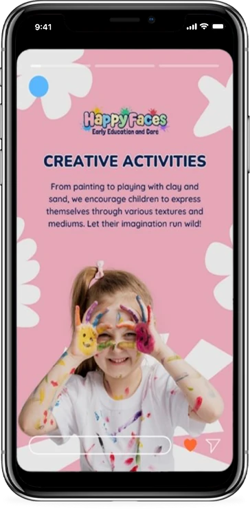 Instagram story design by GōMERIC